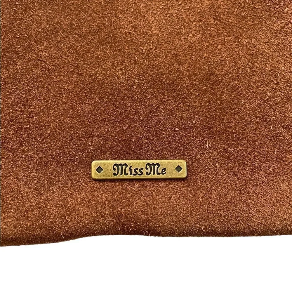 MISS ME Free Spirit Beaded Purse Brown / Multi